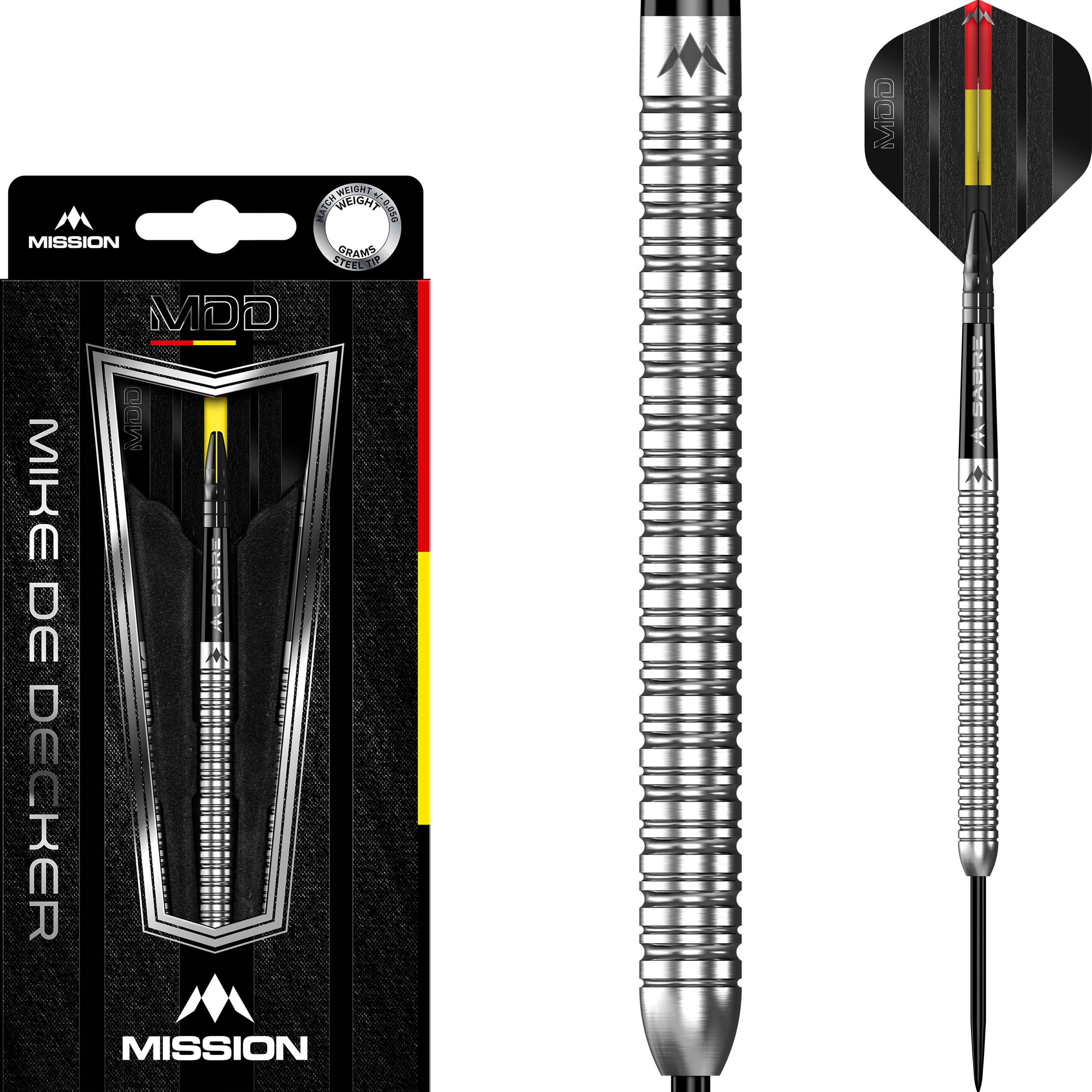 Mission Mike De Decker Silver Steeldart kaufen